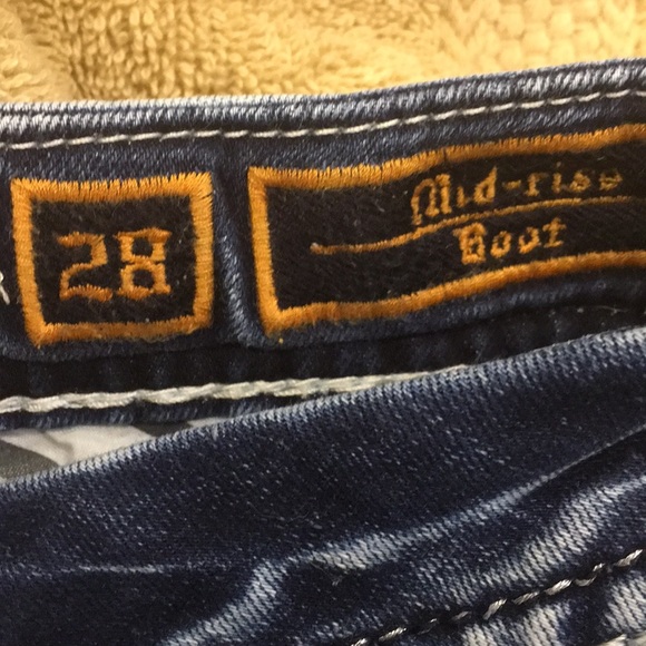 Women’s Like New Rock Revival Jeans Size 28 - Picture 5 of 5